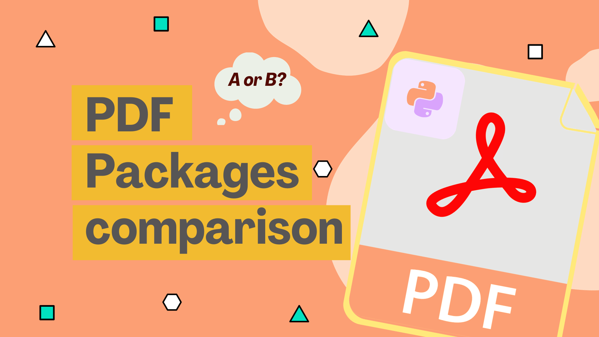 Python PDF Packages comparison, All you need to know (Updated 2024)